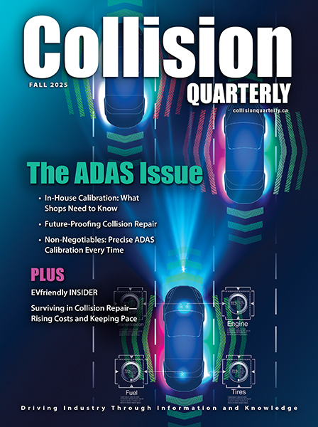 cover of Collision Quarterly magazine, Fall 2025 issue.